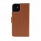 JT Berlin BookCase Kreuzberg Case - хоризонтален кожен (естествена кожа) калъф тип портфейл за iPhone 11 (кафяв) 3
