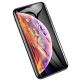 Baseus Anti-bluelight Tempered Glass Film (0.20mm) - калено стъклено защитно покритие за целия дисплей на iPhone 11, iPhone XR (прозрачен-черен)  2