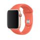 Apple Sport Band S/M & M/L - оригинална силиконова каишка за Apple Watch 38мм, 40мм (светлооранжев)  1