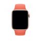 Apple Sport Band S/M & M/L - оригинална силиконова каишка за Apple Watch 38мм, 40мм (светлооранжев)  2