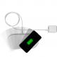 4smarts Wireless Fast Charger VoltBeam Air, 15W - двойна поставка (пад) с Fast Charge за безжично захранване (бял)  4