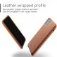 Mujjo Full Leather Case - кожен (естествена кожа) кейс за iPhone 11 (кафяв) 4
