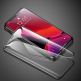 Baseus Full Screen Tempered Glass (0.30 mm) - калено стъклено защитно покритие за целия дисплей на iPhone 11, iPhone XR (прозрачен-черен) (2 броя) 4