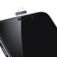 Baseus Privacy 3D Tempered Glass (0.30mm) - калено стъклено защитно покритие с извити ръбове и определен ъгъл на виждане за целия дисплей на iPhone 11 Pro, iPhone XS, iPhone X (черен-прозрачен) (два броя) 1