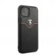 Ferrari Off Track Victory Leather Hard Case - кожен кейс (естествена кожа) за iPhone 11 (черен) 3