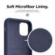 Elago Soft Silicone Case - силиконов (TPU) калъф за iPhone 11 (тъмносин) 5