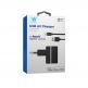 Just Wireless USB AC Charger - захранване за ел. мрежа с USB изход 2.4A и Lightning кабел за iPhone, iPad и устройства с Lightning порт (черен) 1