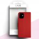 Case FortyFour No.11 Case - кожен калъф с поставка за iPhone 11 (червен) 2
