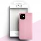 Case FortyFour No.11 Case - кожен калъф с поставка за iPhone 11 (розов) 2