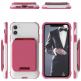 Ghostek Exec 4 Case - удароустойчив кейс с отделение за карти за iPhone 11 (розов) 2
