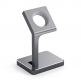 Satechi Aluminum Apple Watch Stand - луксозна алуминиева поставка за Apple Watch (тъмносив) 4