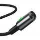 Baseus Zinc Magnetic Cable Kit - кабел с магнитни конектори за Apple продукти с Lightning, microUSB и USB-C (100 см) (черен) 2