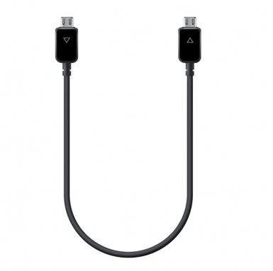 Samsung Power Sharing Cable EP-SG900UB - microUSB кабел за зареждане на едно устройство от друго (черен)