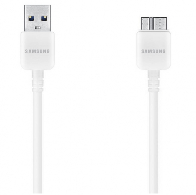 Samsung MicroUSB v3.0 DataCable ET-DQ11Y1WEGWW - оригинален кабел за Samsung Galaxy S5, Samsung Galaxy S5 Neo, Galaxy Note 3 (150 см.) - бял (bulk)