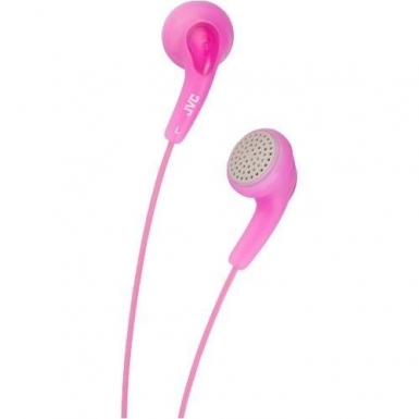 JVC HAF140 Gumy In-Ear Headphones - слушалки за смартфони и мобилни устройства (розов)