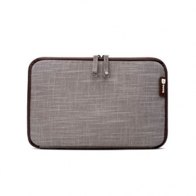Booq Mamba 12 Sleeve - текстилен калъф с цип за MacBook 12 и преносими компютри до 12 инча (бежов)