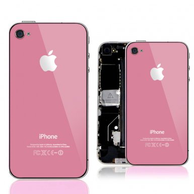 iPhone 4S Backcover - резервен заден капак за iPhone 4S (розов)