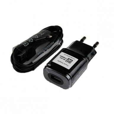 LG Travel Charger MCS-04ED 1800mA - захранване и microUSB кабел за LG устройства с microUSB (черен) (bulk)