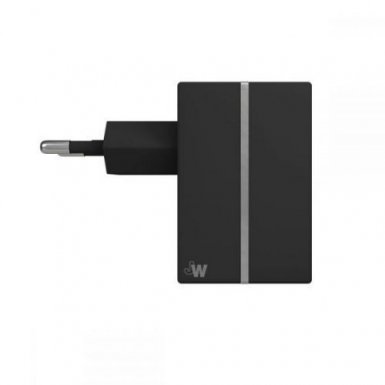 Just Wireless USB AC Charger - захранване за ел. мрежа с USB изход (2.1 ампера) (черен)