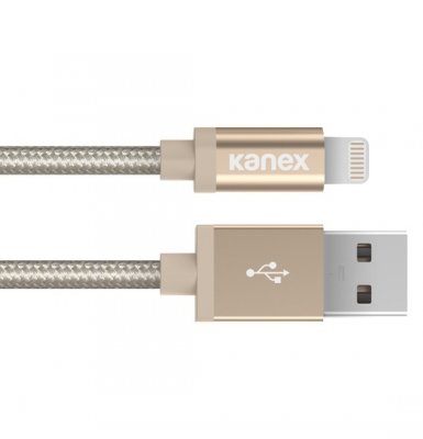 Kanex Premium Lightning to USB Cable 120 cm - кабел за iPhone 6, iPhone 6 Plus, iPad и iPod с Lightning (златист)