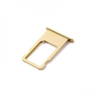 Apple iPhone Sim Tray - оригинална резервна поставка за сим картата на iPhone 6 (златиста)