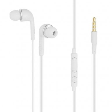 Samsung Headset EO-EG900BW - оригинални слушалки с микрофон и управление на звука за Samsung мобилни устройства (бял) (bulk)