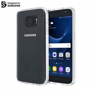 Incipio Octane Pure Case - удароустойчив хибриден кейс за Samsung Galaxy S7 (прозрачен)
