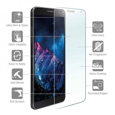 4smarts Second Glass - калено стъклено защитно покритие за дисплея на Samsung Galaxy J1 (2016) (прозрачен)