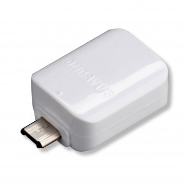 Samsung OTG MicroUSB Connector - оригинален адаптер от microUSB към женско USB за Samsung Galaxy S7/S7 Edge и мобилни устройства поддържащи OTG (bulk)