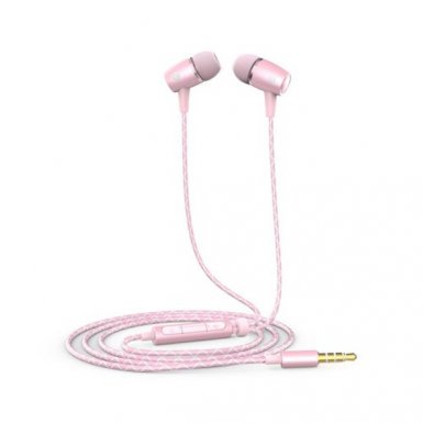 Huawei Engine Headset AM12 Plus - слушалки с микрофон и управление на звука за Android смартфони (розов)