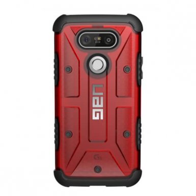 Urban Armor Gear Scout - удароустойчив хибриден кейс за LG G5 (червен)