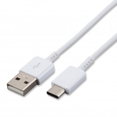 Samsung USB-C to USB Data Cable EP-DN930CWE - кабел за устройства с USB-C порт (110 cm) (бял) (bulk)