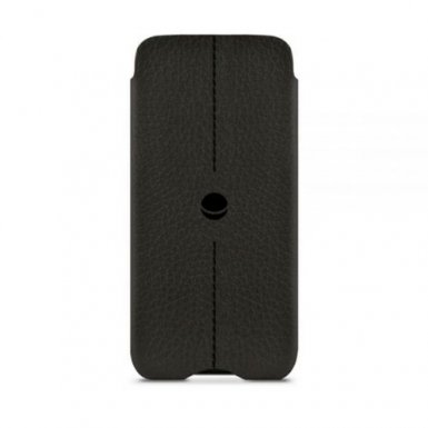 Beyzacases Lute - кожен калъф (естествена кожа, ръчна изработка) за iPhone XS Max, iPhone 8 Plus, iPhone 7 Plus, iPhone 6 Plus, iPhone 6S Plus (тъмносив)