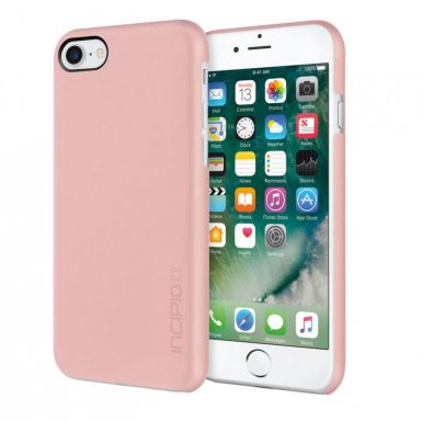 Incipio Feather Case - тънък поликарбонатов кейс за iPhone 8, iPhone 7 (розово злато)