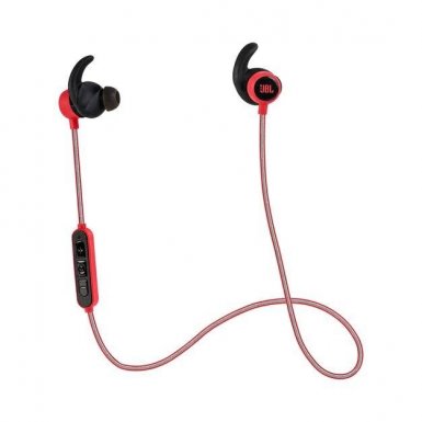 JBL Reflect Mini BT - безжични Bluetooth слушалки с микрофон за iPhone, iPod, iPad и мобилни устройства (червен)