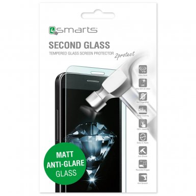 4smarts Second Glass Matt - калено стъклено матово защитно покритие за дисплея на iPhone 8, iPhone 7 (матиран)
