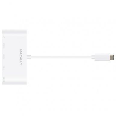 Macally 3.1 USB-C to 4 port USB-A and 1xUSB-C Hub - USB хъб с 4 USB изхода и USB-C порт за устройства с USB-C