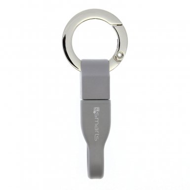 4smarts KeyRing Lightning Cable - кабел тип ключодържател за всички устройства с Lightning конектор (10 см) 
