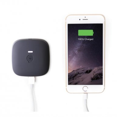 Zens Portable Power Pack Wirelessly Rechargeable 7800mAh - външна батерия с 2 USB изхода и безжично зареждане (черен)