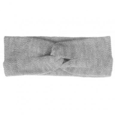 KitSound Audio Interlocking Headband - вълнена лента за глава с вградени слушалки за iPhone и мобилни устройства (сив)