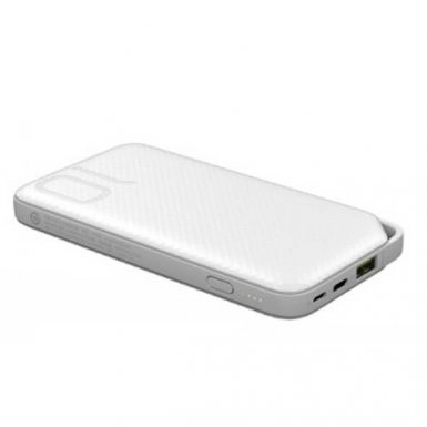 Huawei Quick Charge Power Bank AP08Q 10000 mAh - външна батерия с USB-C и MircoUSB входове и USB изход за смартфони и таблети (бял)