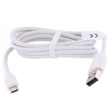 HTC DC M410 MicroUSB - оригинален кабел за HTC мобилни телефони (бял) (bulk)
