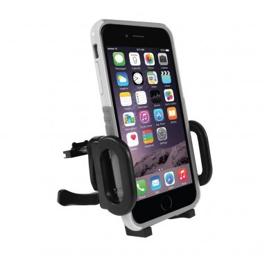 Macally Car Vent Mount - поставка за радиатора на кола за iPhone 8, iPhone 7, 7 Plus, 6/6S, 6/6S Plus, Galaxy S7 Edge, Note 4, Note 5, Sony, Huawei и мобилни телефони
