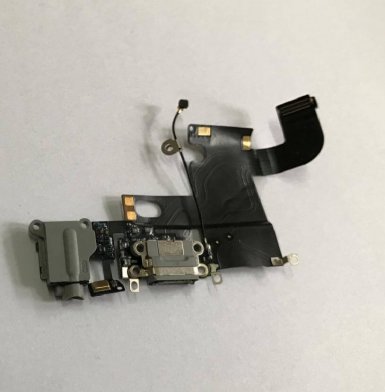 Apple Lightning System Connector FlexCable and Audio - оригинален захранващ лентов кабел (Lightning), микрофон и модул за звука за iPhone 6 