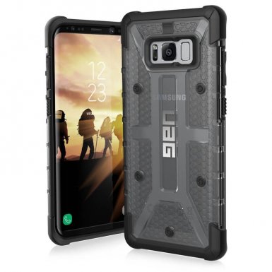 Urban Armor Gear Plasma - удароустойчив хибриден кейс за Samsung Galaxy S8 Plus (черен-прозрачен)