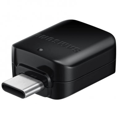 Samsung OTG USB-C to USB-A Adapter EE-UN930BBEGWW - USB-A адаптер за Samsung Galaxy S8, S9, S10 и устройства с USB-C порт (черен) (bulk)