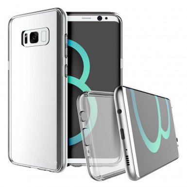 Prodigee Scene Case - хибриден удароустойчив кейс за Samsung Galaxy S8 Plus (прозрачен)