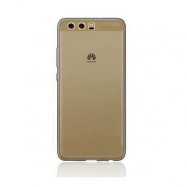 Ultra-Slim Case - тънък силиконов (TPU) калъф (0.3 mm) за Huawei P10 Lite (черен-прозрачен)