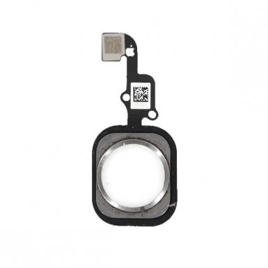 OEM Home Button with Fingerprint - резервен Home бутон със сензор за пръстов отпечатък за iPhone 6S, iPhone 6S Plus (сребрист)
