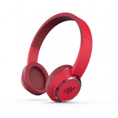 iFrogz Coda Wireless Headphones with Microphone - безжични слушалки с микрофон за смартфони и мобилни устройства (червен)